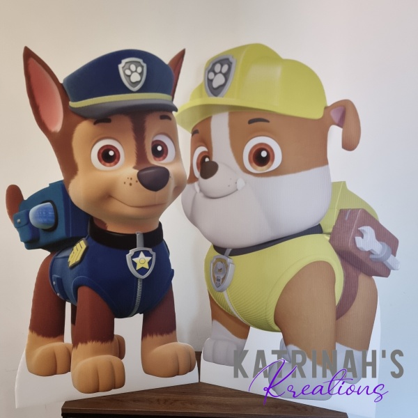 Paw Patrol Character Cut Outs