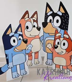 Bluey Character Cut Outs