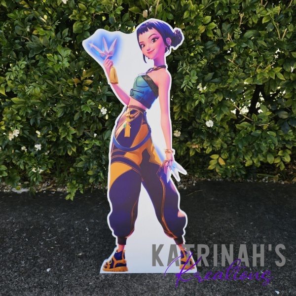 K-Pop Demon Hunter character cutout standee for cosplay and parties